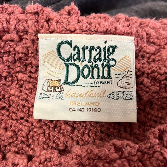 Carriag Donn Rare Unique Irish Heritage Knit Balls Sweater Size Medium - Picture 4 of 12